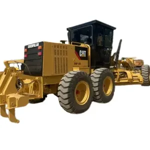 Niveleuses à moteur Cat 140h d'occasion à haut rendement bon marché CAT 140G bonne condition Caterpillar 12G 120G 140G 140H Motor Grader