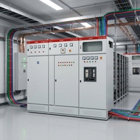 Armoire de distribution complète sur mesure en acier galvanisé IP66 pour appareillage de commutation moyenne et haute tension, avec surveillance intelligente pour centre de données, équipement électrique intérieur