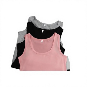 Women's 2-Piece Breathable Knitted Lounge Set Sleeveless Tank Top Drawstring Shorts Elastic Waist Solid Color Spring Front - Product Image 3