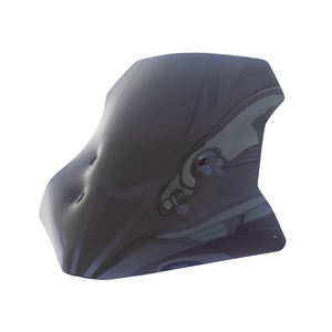 Couverture universelle de pare-brise imperméable adaptée aux besoins du client d'accessoires de <span class=keywords><strong>moto</strong></span> de l'acrylique PMMA réglable noir - Product Image 5