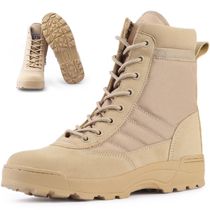 Bottes <span class=keywords><strong>Swat</strong></span> - Bottes d'extérieur pour hommes, semelle en caoutchouc, lacets, chaussures respirantes pour activités sur le terrain - Product Image 6