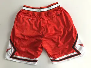 Double Layer Casual Kordel zug Shorts Polyester Mesh Herren Gym Shorts mit genähtem Custom Logo