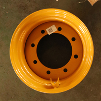 Asli backhoe excavator loader 16.5*9.75 rims 61019657 untuk asli sany backhoe loader bagian