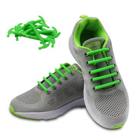 Lacets de chaussures élastiques en silicone colorés sans nœuds avec échantillon gratuit et logo personnalisé pour adultes et enfants