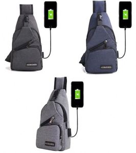 Sac bandoulière personnalisé pour homme, style coréen, sac de poitrine, sac à bandoulière - Product Image 1