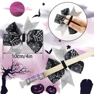 Hot Selling All Saints' Day Dog Bow Pet Tie Festival Celebration Products About Halloween Hair <b>Clips</b> With Bow Decoration for Kid - Product Image 2