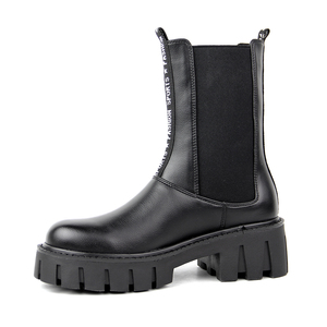 Chelsea bottes enfants nouveau fond épais muffin cheminée bottes <span class=keywords><strong>British</strong></span> Knight bottes en cuir pour femmes - Product Image 4