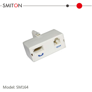 Interface ADSL RJ11 pour téléphone et télécopieur, <span class=keywords><strong>filtre</strong></span> séparateur en ligne UK-US - Product Image 2