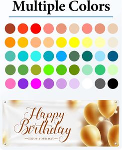 Tùy Chỉnh Không Thấm Nước Treo Vinyl Biểu Ngữ In Kỹ Thuật Số-Cá Nhân Logotext Sự Kiện Ngoài Trời Tốt Nghiệp Đám Cưới Đảng Pin Biểu Ngữ - Product Image 4