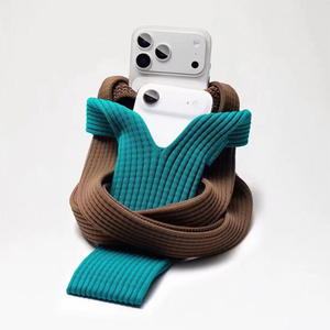 <span class=keywords><strong>กระเป๋า</strong></span>ใส่โทรศัพท์แบบถัก 3 มิติ: <span class=keywords><strong>กระเป๋า</strong></span>ใส่โทรศัพท์แบบสะพายข้างสไตล์ ISSEY MIYAKE สำหรับ iPhone - Product Image 3