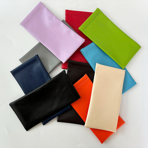 נרתיק משקפי שמש ממיקרופייבר עם לוגו בהתאמה אישית, נרתיק רך לאחסון משקפיים - Product Image 3