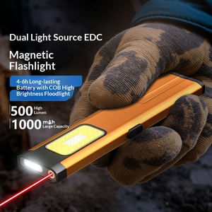 <span class=keywords><strong>ไฟฉาย</strong></span> LED แบบชาร์จใหม่ได้ แม่เหล็กยึดติดได้ แหล่งกำเนิดแสงคู่ ความสว่างสูง พกพาสะดวก ใช้ในกรณีฉุกเฉินกลางแจ้ง แบบมัลติฟังก์ชั่น ขนาดเล็กเท่าบัตร - Product Image 2