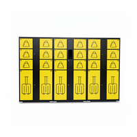 Casier à bagages intelligent pour la plage, utilisation en extérieur, armoire de rangement étanche, serrure électronique, résistant à la rouille, durable, conception sécurisée, assemblé
