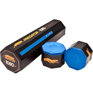 Tiza de billar universal Predator 1080 Pure Blue para taco de billar, tubo de 5 piezas - Product Image 1