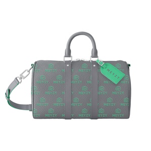 OEM ODM Custom Luxury PU Leather Full logo Purse Handbag <strong>Ladies</strong> Travel <strong>Gym</strong> Sport Duffle <strong>Bag</strong> - Product Image 3