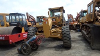 Le Japon a utilisé Cat140H VHP-190 120G 120H 140G 140H 140K VHP-185 120K niveleuses sur pneus pour les travaux de construction