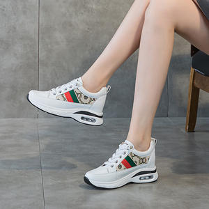 Zapatos Deportivos Casuales de Primavera para Mujer, Zapatos de Moda para Caminar y Hacer Cricket, con Amortiguación, de Piel Vacuna, Ligeros - Product Image 6