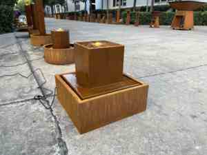 Fontaine à <span class=keywords><strong>eau</strong></span> de table d'intérieur Fontaine à cascade de jardin avec lumières colorées Méditation zen pour la décoration de la maison et du bureau - Product Image 5