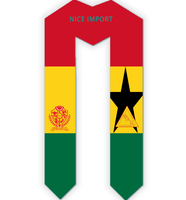 Écharpe de graduation unisexe best-seller avec drapeau du Belize, pour les diplômés de l'école supérieure, idéale pour les études à l'étranger et pour afficher fièrement leur fierté multiculturelle