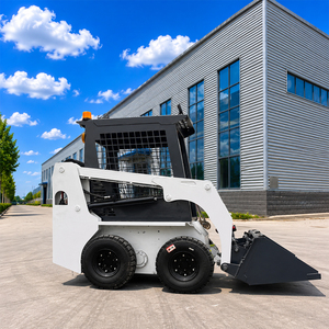 5 EPA Gasolinel Skid Steer Mini Track Skid Steer Loader JJS35 With Forest <b>Mulcher</b> <b>Lawn</b> <b>Mower</b> - Product Image 2