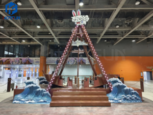 Portable 16 Places <span class=keywords><strong>Pirate</strong></span> Ship Ride pour Enfants Parc D'attractions Installations En Métal Matériel Enfants Attractions <span class=keywords><strong>Manege</strong></span> à Vendre - Product Image 3