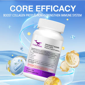 LivelyWhalePremium C vitamini + E kompleksi üzüm çekirdeği ekstractsource fabrika OEMODM etiket özelleştirme - Product Image 3