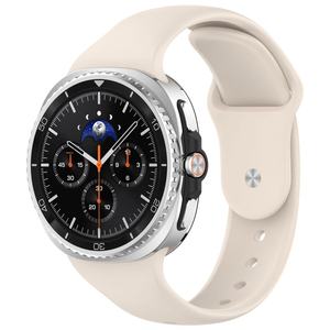 สายนาฬิกาซิลิโคนขายส่งสำหรับ Samsung Galaxy Watch8/Watch8 Classic แบบหัวเข็มขัดกลับด้าน ขนาด 46/40/44 มม. - Product Image 6