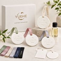 Diffuseur de parfum suspendu pour voiture, sachet aromatique en pierre de gypse, parfum pour armoire et placard, logo personnalisé, cadeau parfumé, OEM ODM, vente en gros