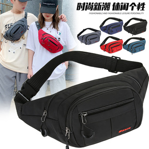 กระเป๋าคาดเอวสำหรับเล่นกีฬา Baigou สำหรับทุกเพศ ทำจากผ้า Oxford สำหรับกิจกรรมกลางแจ้ง มีช่องซิปอเนกประสงค์ เหมาะสำหรับการวิ่งและการเดินทาง - Product Image 3