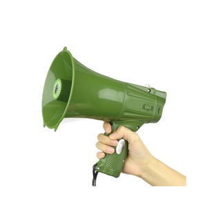 Leigongwang CR-633 Handheld Megaphone 20W <b>USB</b> Speaker With LED Light Rechargeable Battery Portable Amplifier - Product Image 2