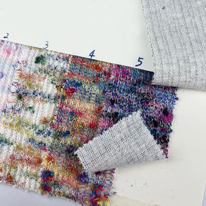 بسعر الجملة معطف فضفاض من قماش البوليستر 50 قطن 50 قطن قطن قطن 50 تويد كلاسيكي ملون جاكار لامع جاكار - Product Image 5