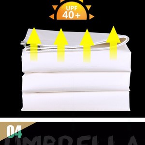 Bâche en PVC Épaissie Imperméable Anti-UV, Toile de Protection Solaire Durable pour Tente 3-4 Personnes >3000mm - Product Image 1