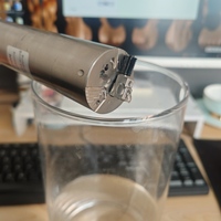 Analyseur de turbidité en ligne, plage 0-4000 NTU, brosse autonettoyante, RS485 MODBUS, moniteur de qualité de l'eau industrielle