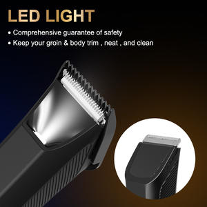 Afeitadora eléctrica resistente al agua <span class=keywords><strong>para</strong></span> el cuerpo, afeitadora de pelo recargable <span class=keywords><strong>para</strong></span> hombres con LED - Product Image 5