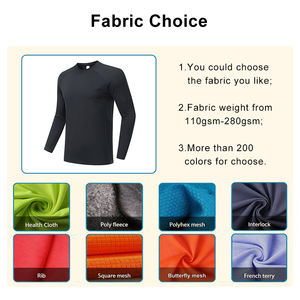 Camiseta Deportiva de Manga Larga para Hombre, Transpirable, de Secado Rápido, Ajustada, Cuello Redondo, Informal, para Gimnasio, Fitness, 100% - Product Image 3