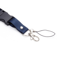 Lanyard Leher Promosi Pabrik Terbaru 2022, Sablon Silkscreen Poliester, Gantungan Kunci untuk Tempat Kartu Identitas dengan Logo Kustom