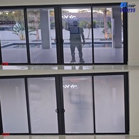 Film intelligent PDLC auto-adhésif à transparence 84 % / 88 % / 92 %, film décoratif PDLC, films de fenêtre intelligents pour la maison