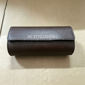 Factory Direct Luxury Brown 3-Slot Roll <b>Watch</b> Box, Travel Portable <b>Watch</b> <b>Case</b> with Custom Logo, High Quality Brand <b>Watch</b> Boxes - Product Image 6