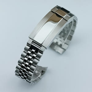 Bracelet de montre Jubilee à cinq maillons de 20 mm, maillons incurvés compatibles avec le boîtier GMT de 40,5 mm - Product Image 1