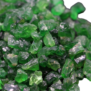 Piedra Preciosa de Tsavorita Natural al por Mayor, Piedra Verde Cruda para la Elaboración de Anillos, Pendientes, Pulseras y Suministros de Joyería de Primera Calidad - Product Image 5