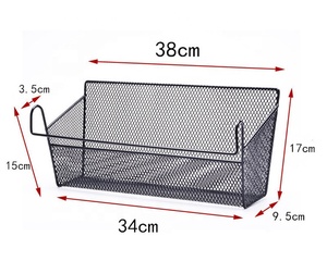 Paniers de rangement de chevet <span class=keywords><strong>lit</strong></span> de dortoir autre panier de rangement suspendu treillis métallique étagères d'angle de bureau boîtes de rangement organisateur - Product Image 6