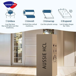 Nệm Cuộn Độc Lập Aussie Koala Roll Queen Nhà Máy Tốt Nhất Nệm Xốp Hoạt Tính Gel Lò Xo Bỏ Túi Cỡ Lớn 7 Vùng - Product Image 6