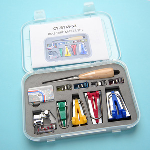 Juego de dobladillo para máquina de coser, herramienta de tira de envoltura de tela de retales, herramientas de costura de retales Diy - Product Image 1