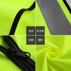 Likai Reflective Safety Vest With Multiple Pockets Custom Logo For Construction Traffic Protection - Product Image 3