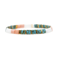 Bracelet pour homme en perles Miyuki Tila, bracelet en perles de verre