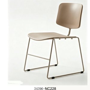 Chaise pp moderne et confortable, chaise en plastique et en acier, chaise de salon, chaise d'extérieur, chaise de salle à manger 34396-NC228 - Product Image 5