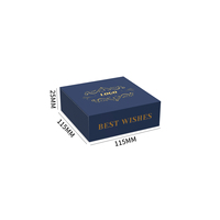 Boîte à bijoux rigide haut de gamme en carton écologique de marque ZX, avec logo personnalisé et doublure en éponge, idéale pour les mariages et les cadeaux personnalisés.
