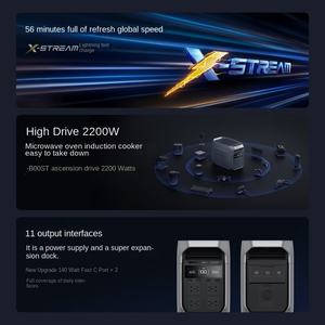 इकोफ्लो डेलटेक 3प्लस + 800w ड्राइविंग फास्ट चार्जिंग श्रृंखला के साथ पोर्टेबल पावर स्टेशन सौर जनरेटर चार्जिंग स्टेशन - Product Image 3