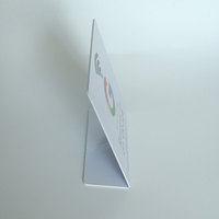 Carte de visite NFC personnalisée 12x19cm, fréquence 13,56 MHz, étanche, avec support de menu NFC et code QR pour avis Google