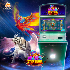 Machine de jeu d'adresse à monnayeur, modèle USA Market Mars Fortune, avec cabinet vertical de 27 pouces et écran unique, pour jeu en ligne et en direct. - Product Image 1